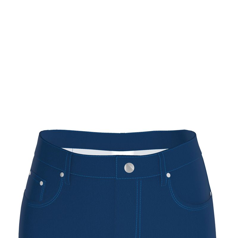 Riviera Denim Slit Skirt