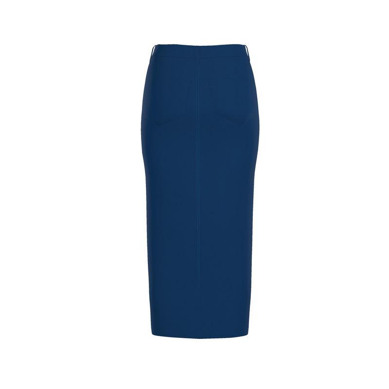 Riviera Denim Slit Skirt