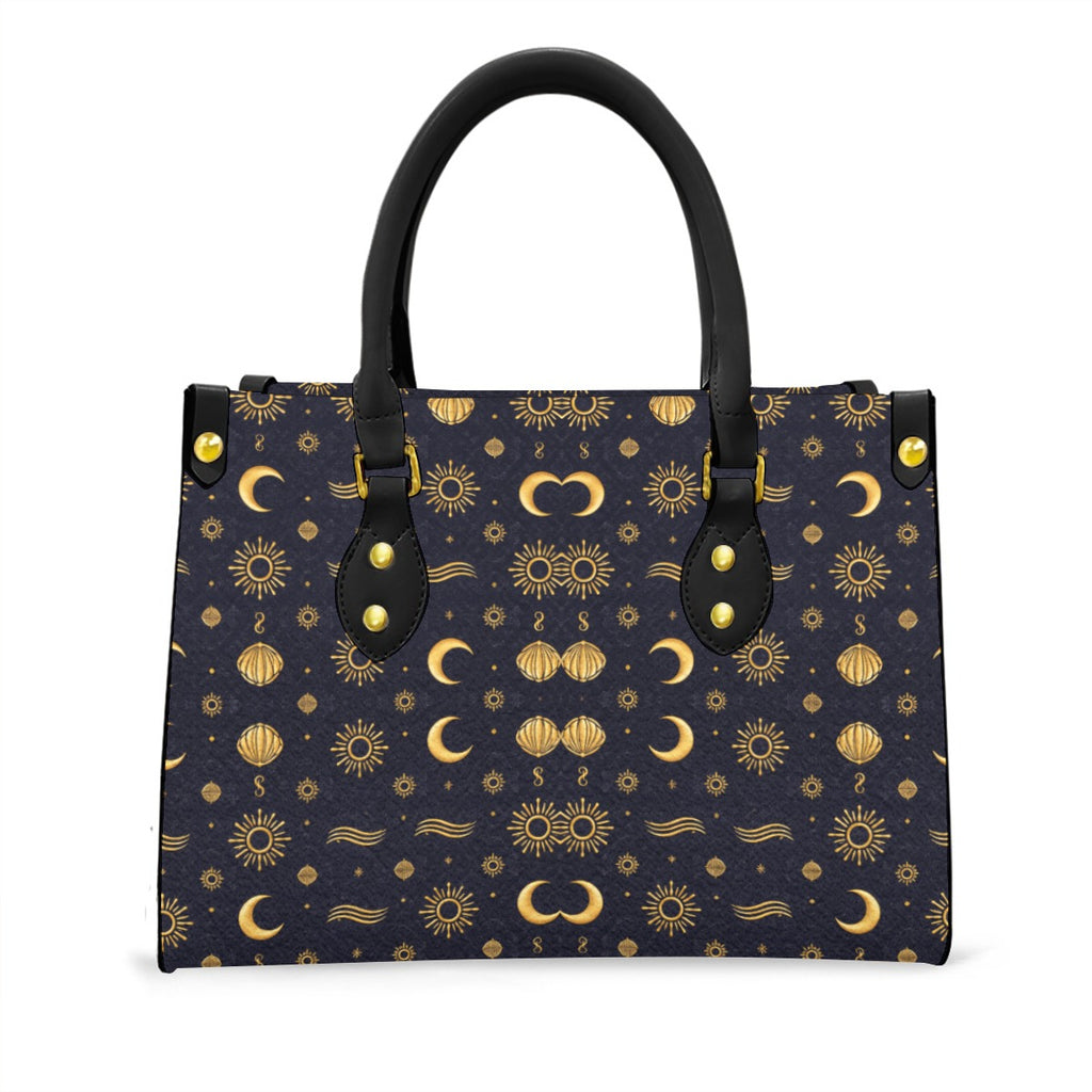 Women's Tote Bag With Black Handle