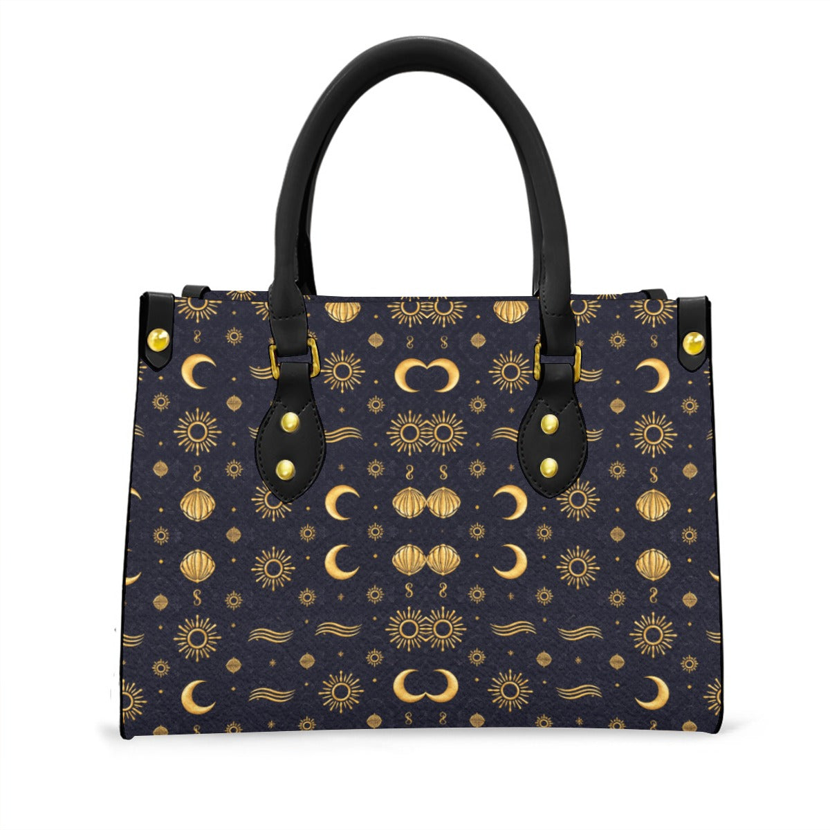 Women's Tote Bag With Black Handle