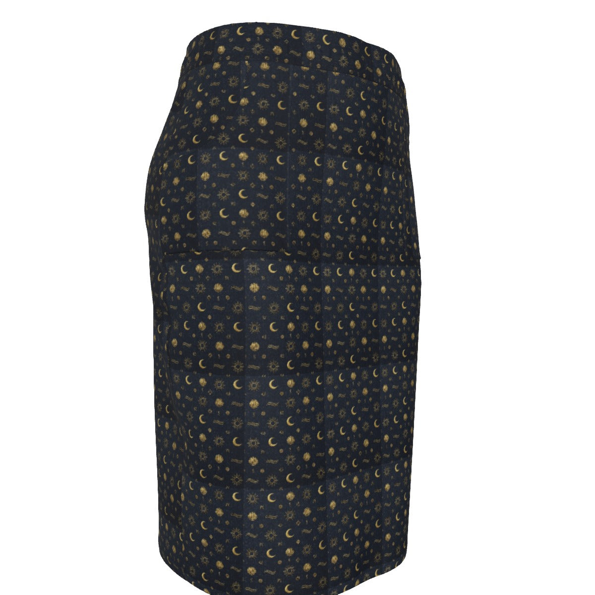 All-Over Print Women's Short Pencil Skirt
