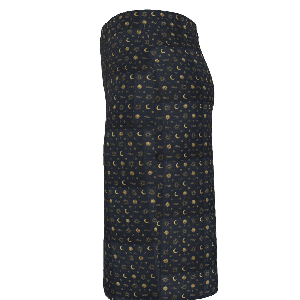 All-Over Print Women's Short Pencil Skirt