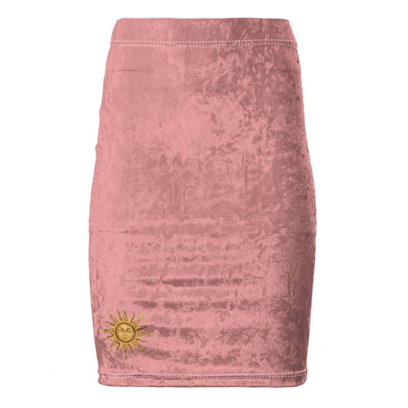 Rose SÕL Velour Skirt