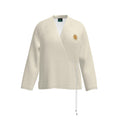 Crème Soleil Designer Wrap Blazer