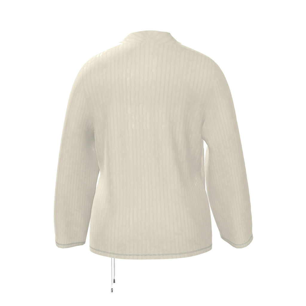 Crème Soleil Designer Wrap Blazer