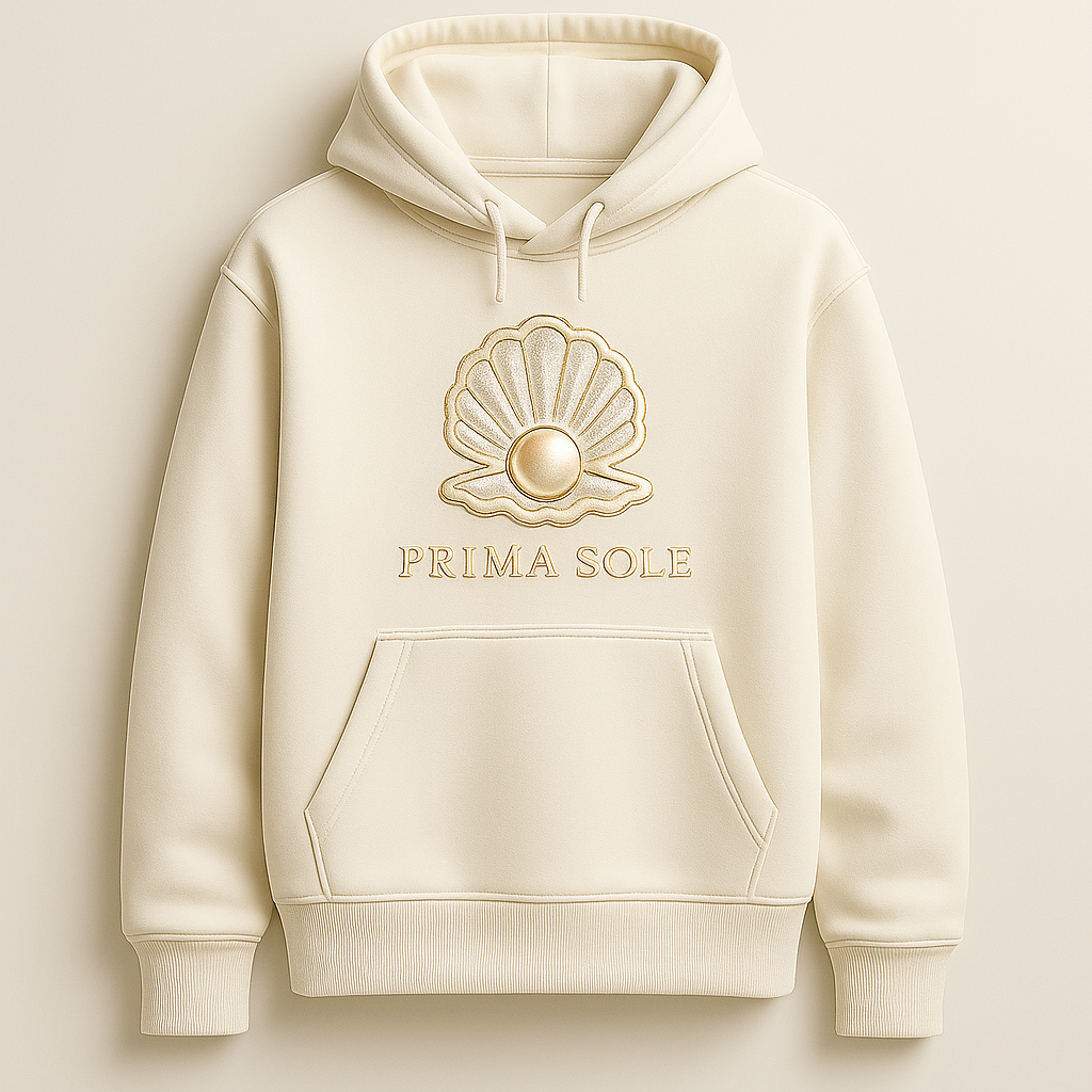 Strada Divina Pearl Ivory Hoodie
