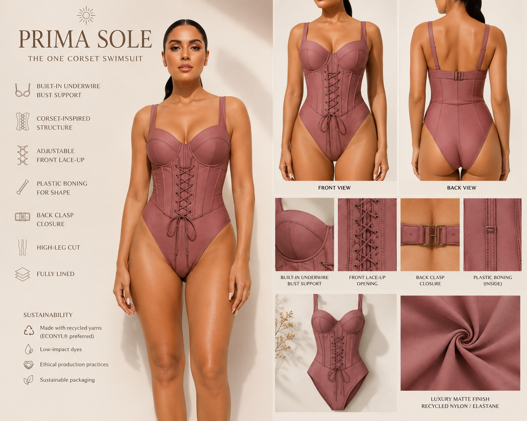 The Vintage Bellmar Corset One-Piece