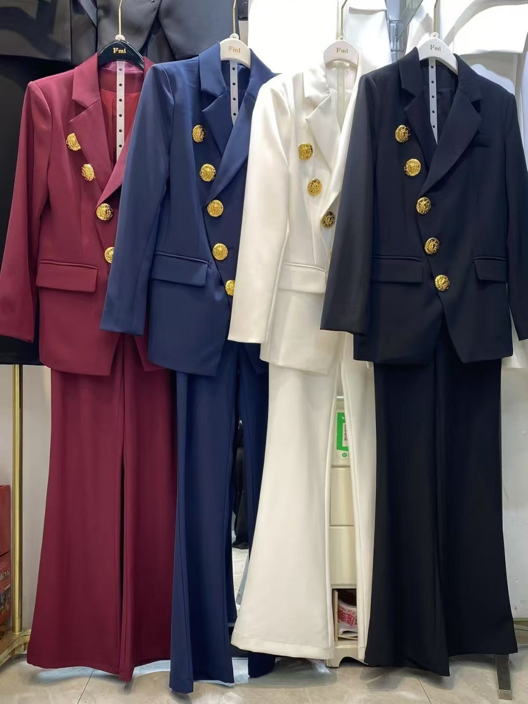 Diana Button Down Suit